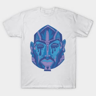 Mountain Blue African Mask No 9 T-Shirt